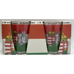 Pálinkás pohár Címeres 2darabos 7cm