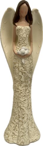 Angyal 26cm Kerámia Szines
