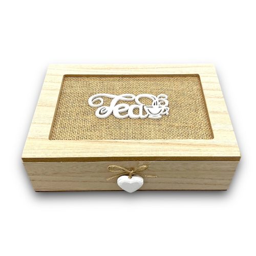 Teás doboz TEA01  Cikkszám: 0823389 Leírás: 24*17*7cm