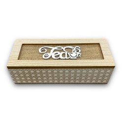 Teás doboz TEA02  Cikkszám: 0823342 Leírás: 24*9,7*7cm