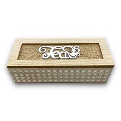 Teás doboz TEA02  Cikkszám: 0823342 Leírás: 24*9,7*7cm
