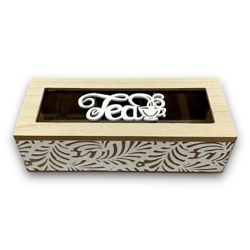 Teás doboz TEA04  Cikkszám: 0823340 Leírás: 24*9,7*7cm