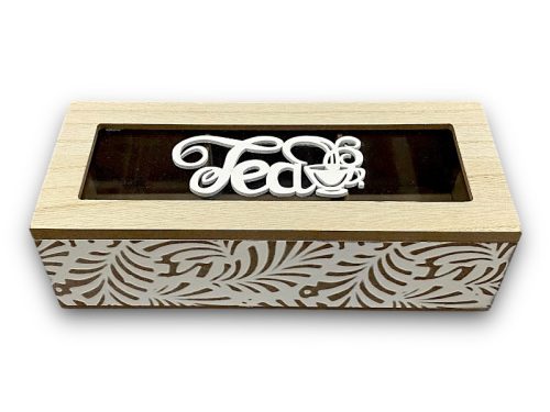 Teás doboz TEA04  Cikkszám: 0823340 Leírás: 24*9,7*7cm