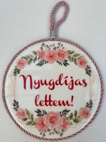 Edényalátét Kerámia "Nyugdíjas lettem!"