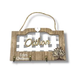   Fa akasztós "Édes Otthon" dísz ZS06-EO  Cikkszám: 1532449 Leírás: 21,4*13,3cm