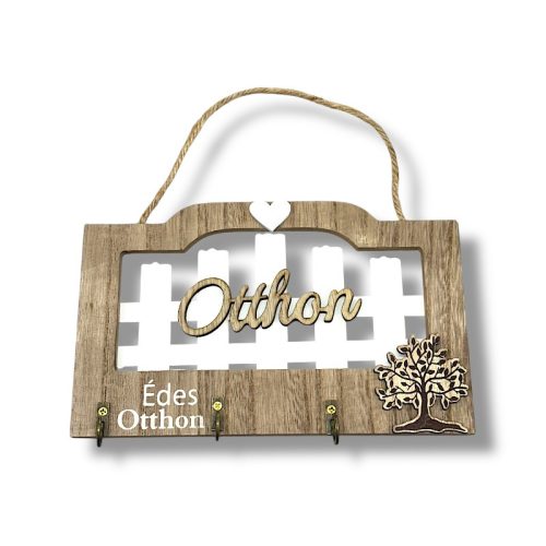 Fa akasztós "Édes Otthon" dísz ZS06-EO  Cikkszám: 1532449 Leírás: 21,4*13,3cm