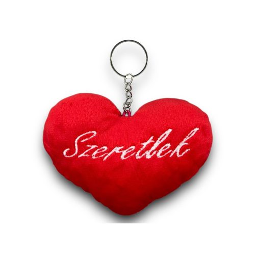 Plüss szív 9*7cm "Szeretlek"