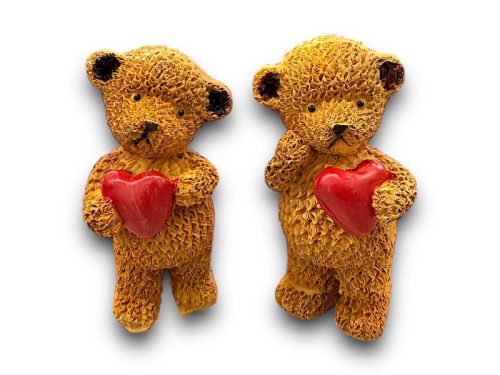 Maci figura szívvel