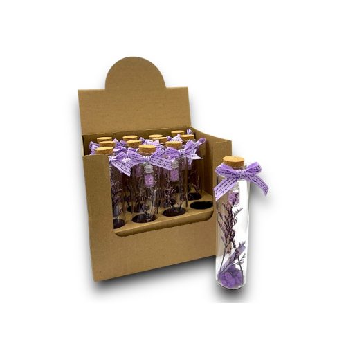 Üveg dísz LEVENDULÁS  C7659-05   Leírás: 12,5*3cm 