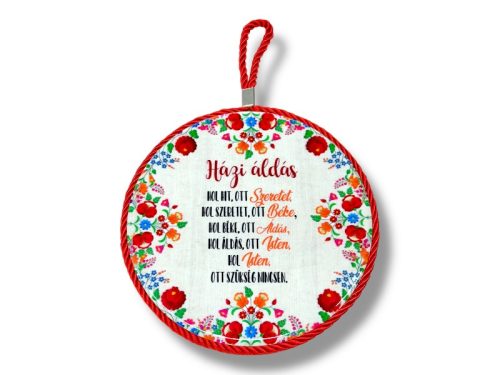 Edényalátét Kerámia "HÁZI ÁLDÁS"