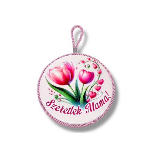 Edényalátét Kerámia "SZERETLEK MAMA"